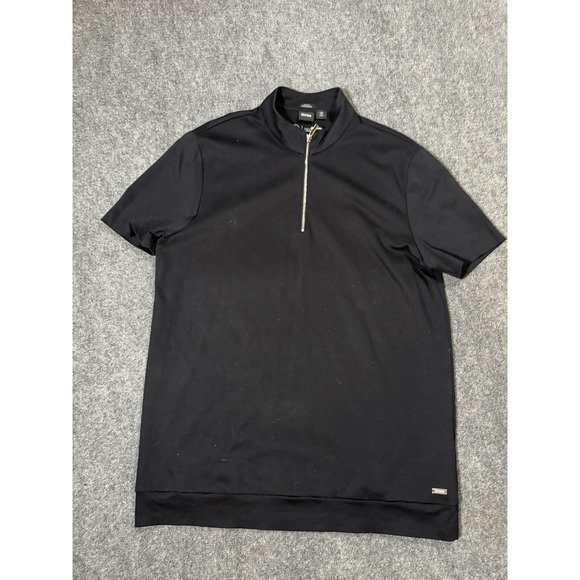 Hugo Boss Other - Hugo Boss Shirt Mens XL Black Mercedes AMG Petronas Mock Neck Zip Tee Racing